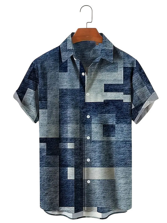 Camisa Cuadros Azul