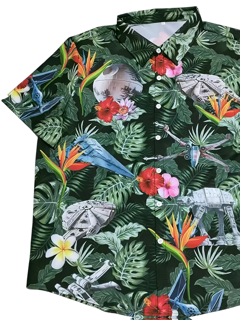Camisa Hawaiian Space