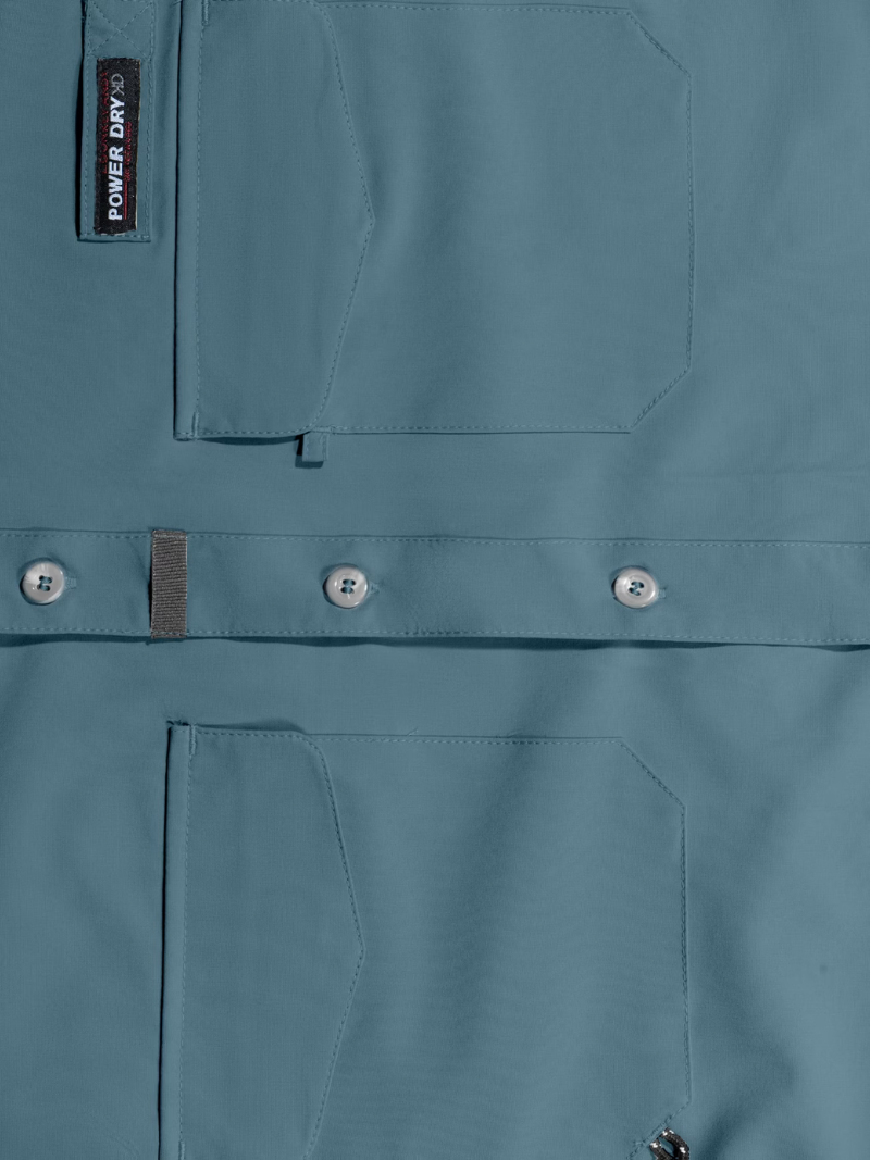 Camisa Outdoor Dry Azul Cian
