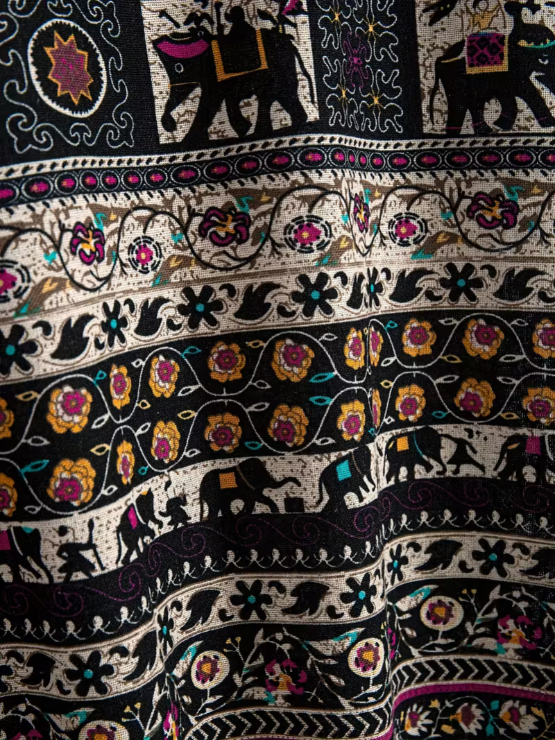 Camisa Kurta Elephant