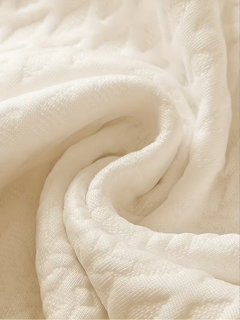 Camisa Jacquard Beige