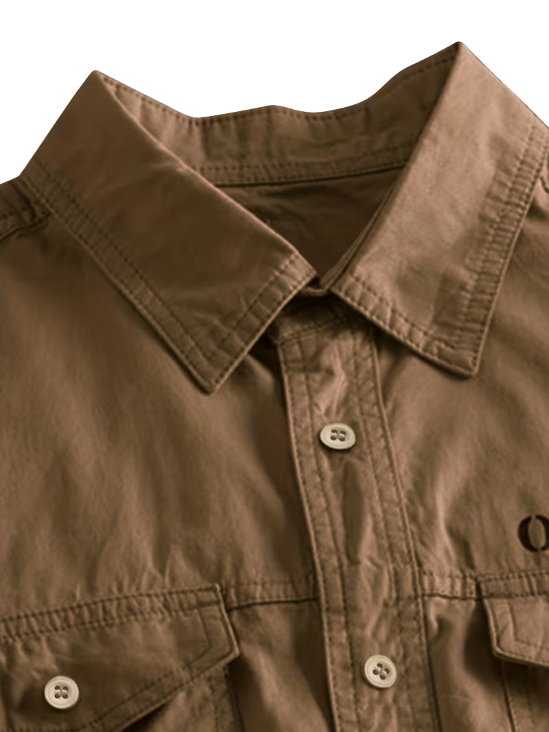 Camisa Off Road Marron