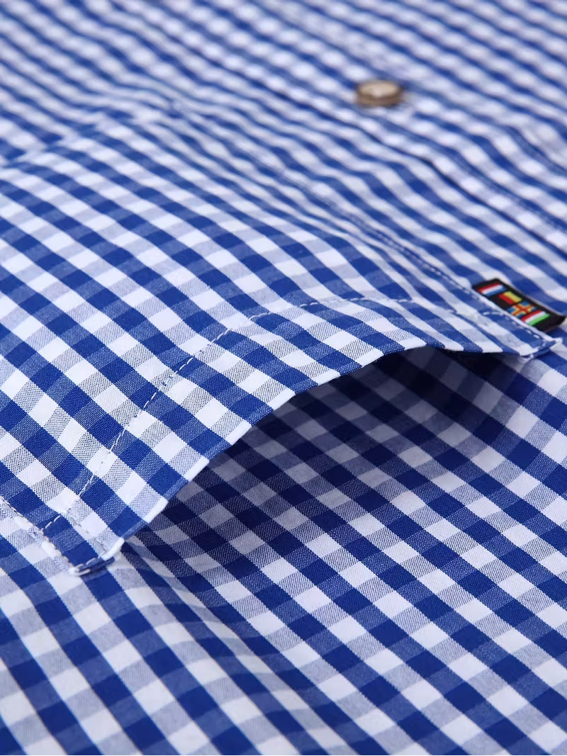 Camisa Gingham Azul