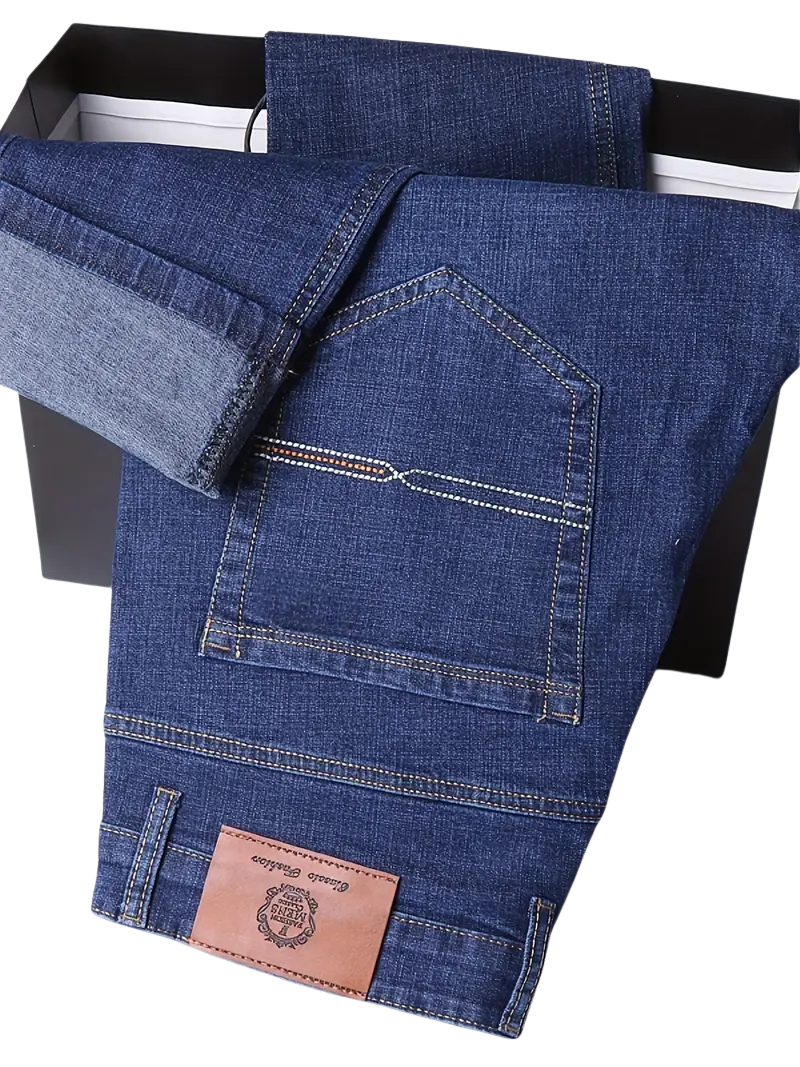 Pantalón Denim Marino