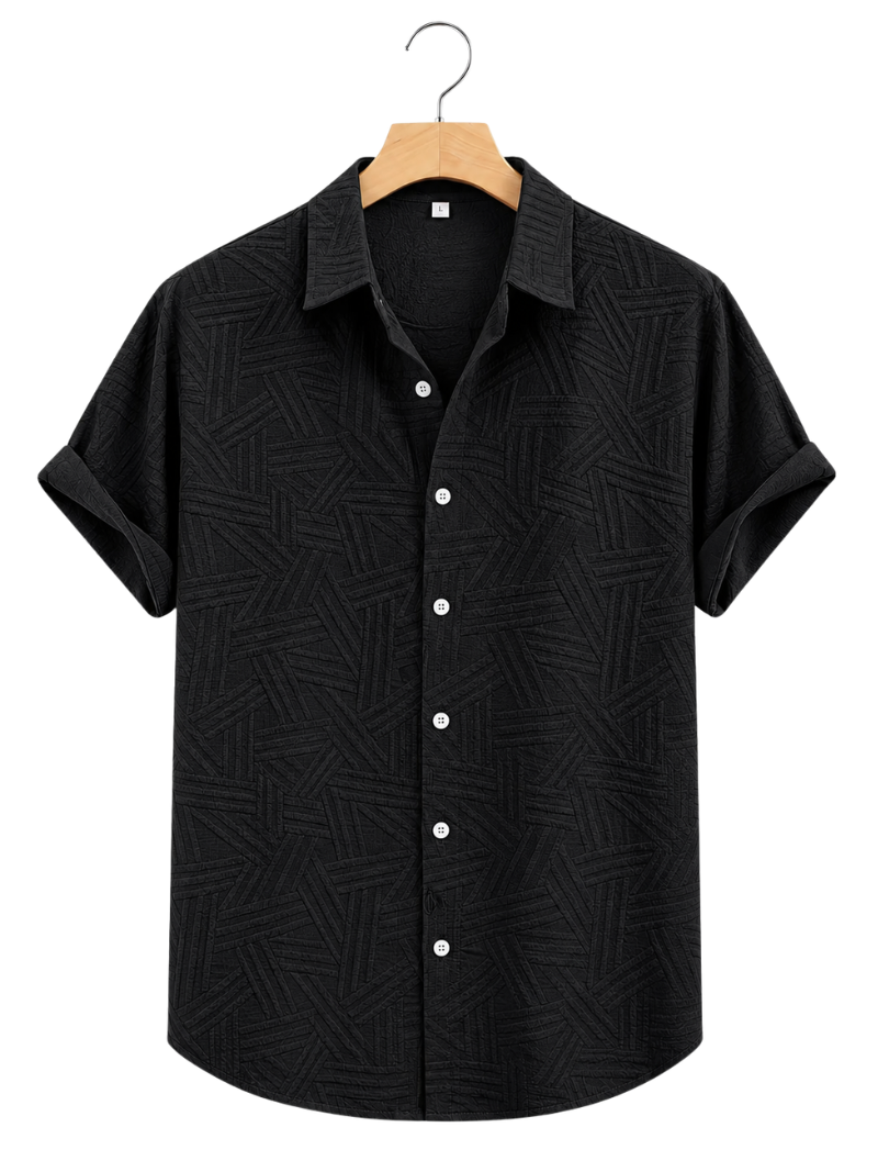 Camisa Crossed Negra