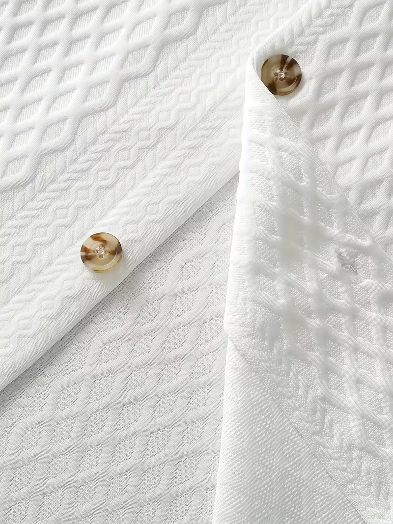 Camisa Jacquard Blanca