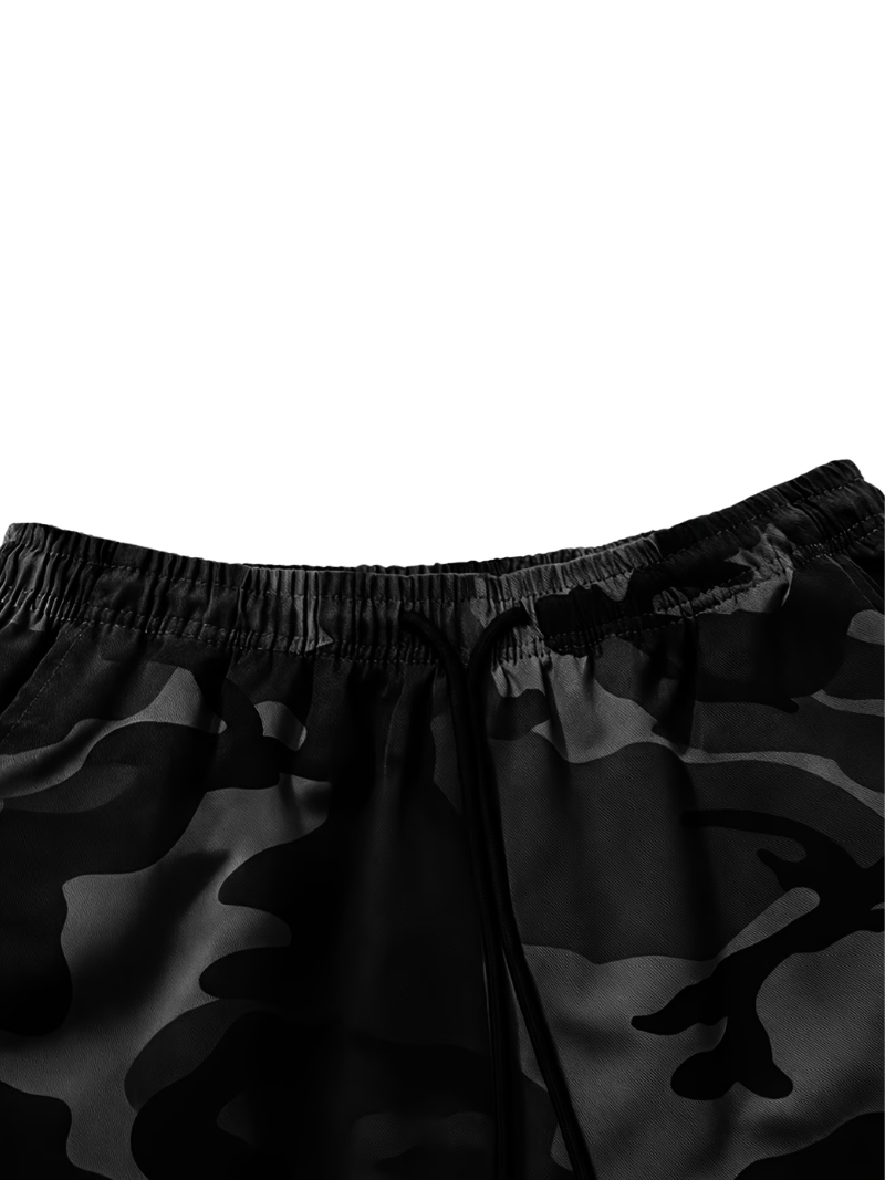 Cargo Fierce Camuflaje Oscuro