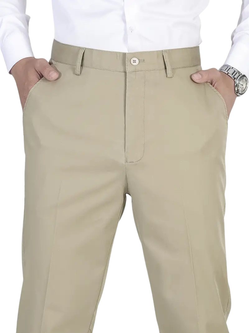 Pantalón Liso Trigo