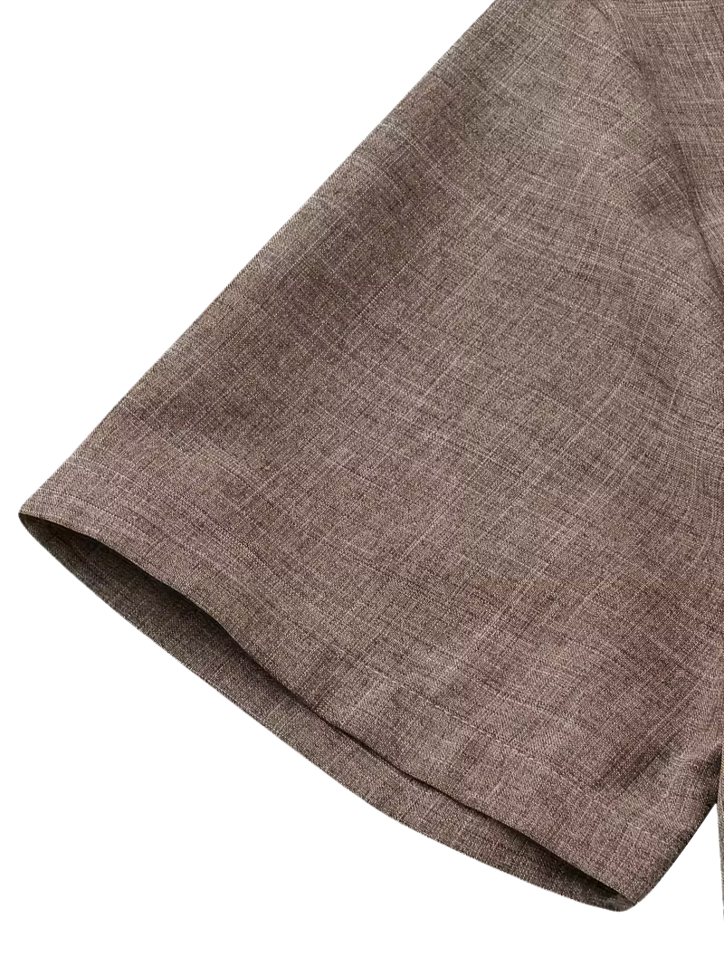 Camisa Gris Cuello Alto