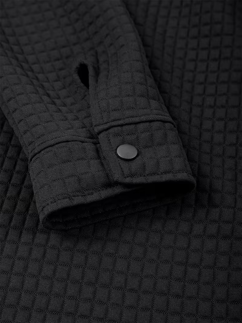 Camisola Gofre Negra