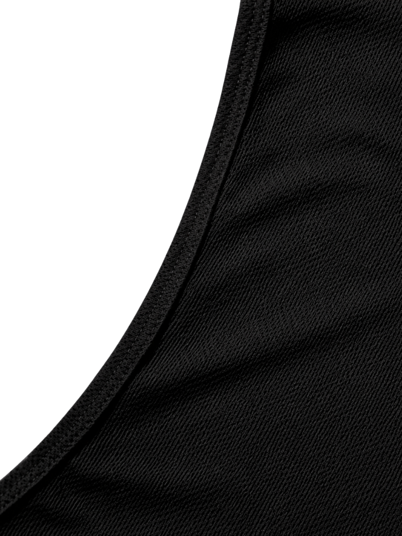 Tirahueso Curved Hem Negra