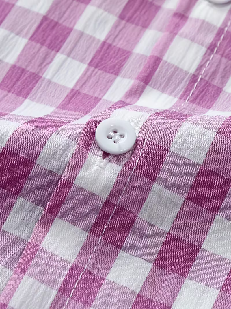 Camisa Cuadrille Rosa