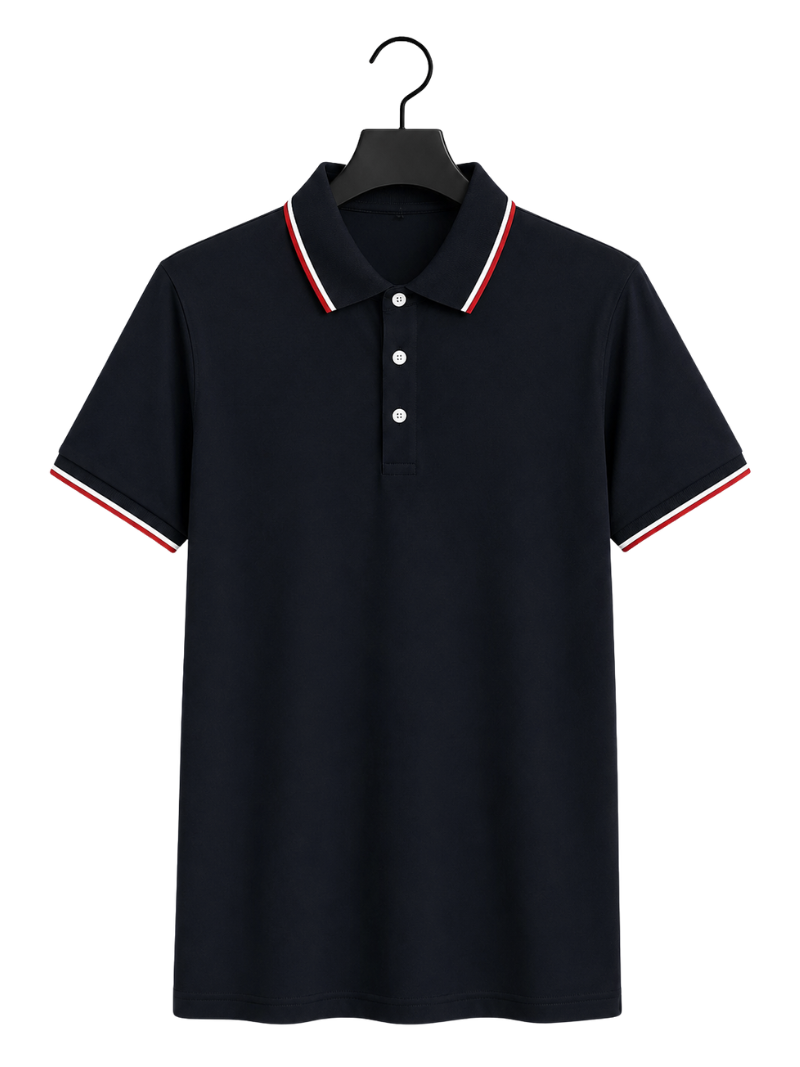 Polo Two Lines Black