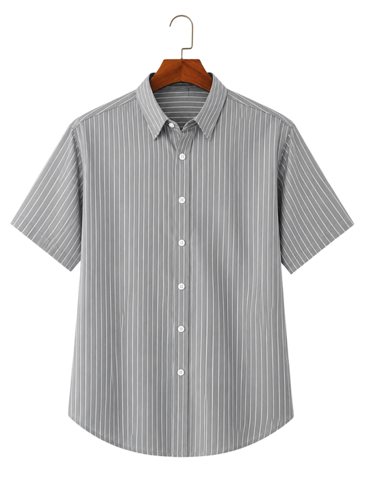 Camisa Nine Rayas Plata