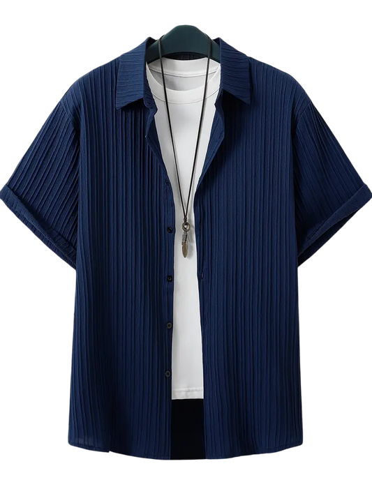Camisa Olas Medianoche