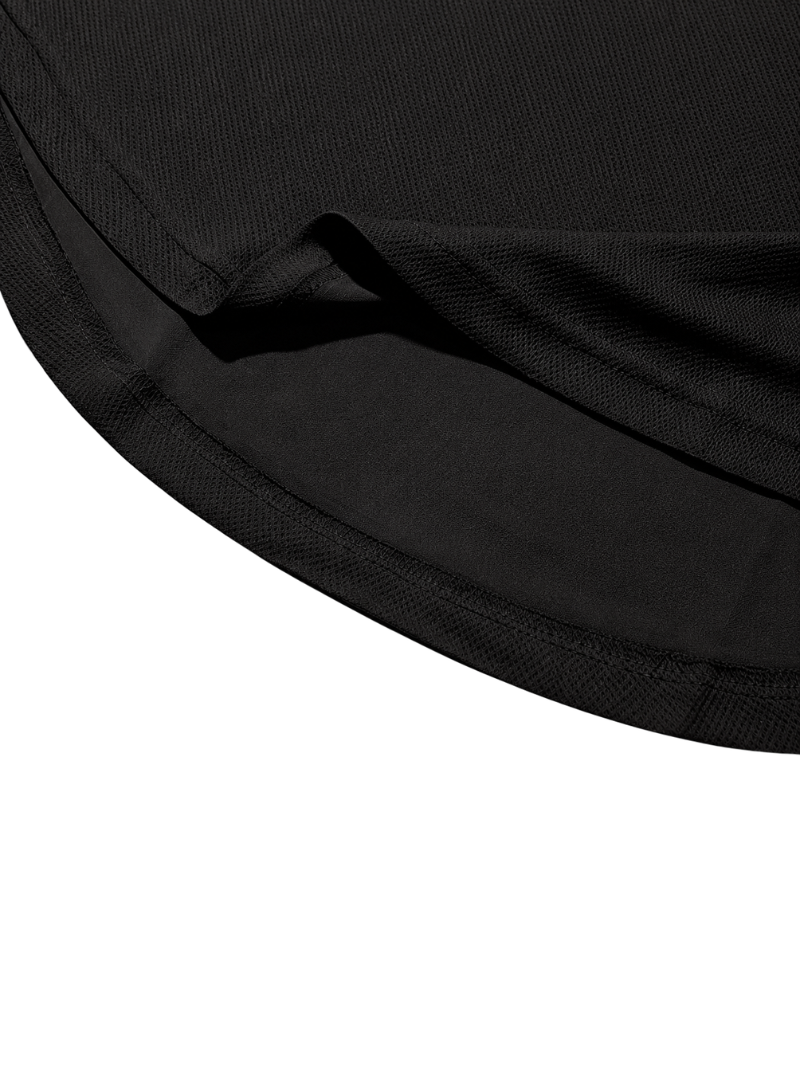 Tirahueso Curved Hem Negra