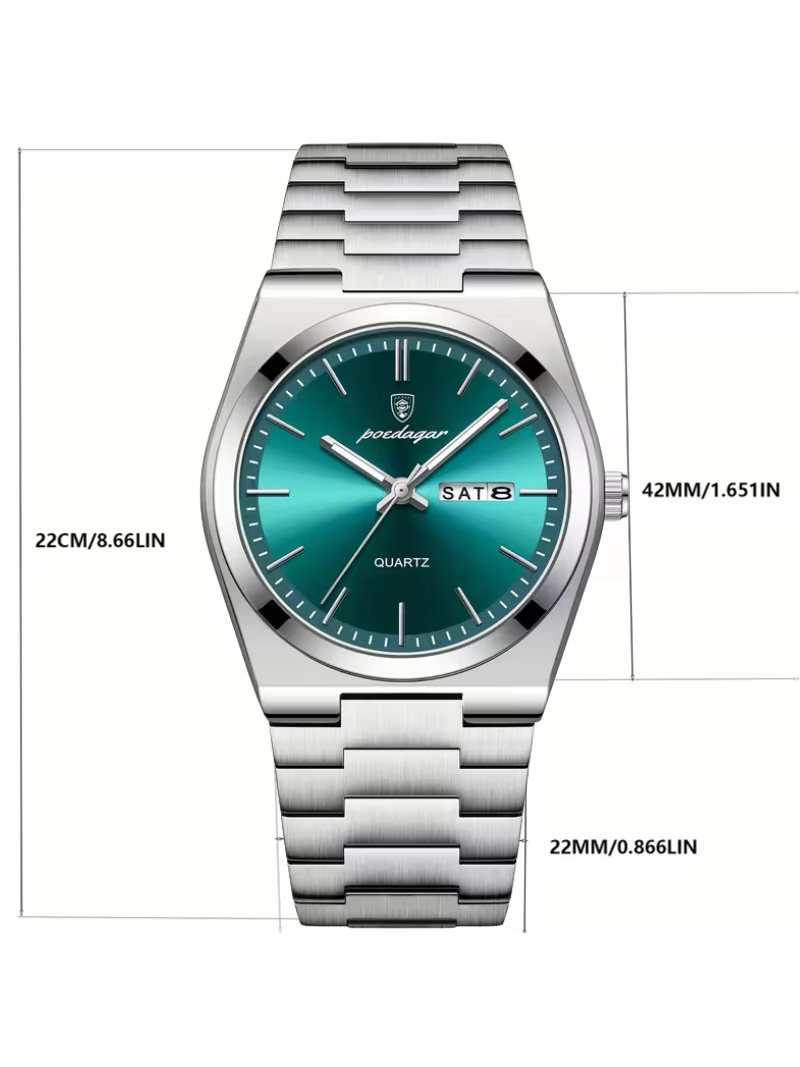 Reloj Poedagar Aqua de Cuarzo