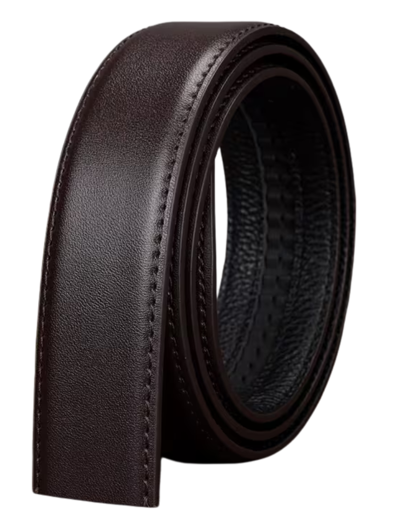 Cinturón Sin Hebilla Cafe 3.5 cm