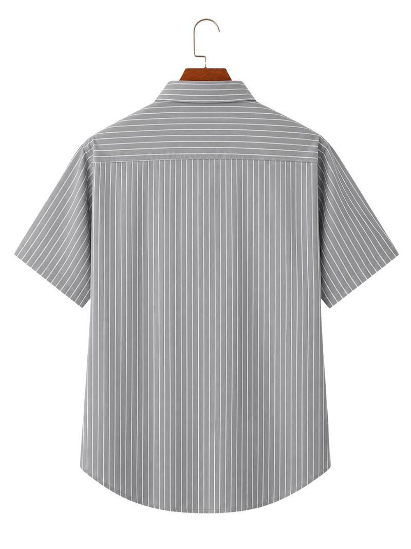 Camisa Nine Rayas Plata