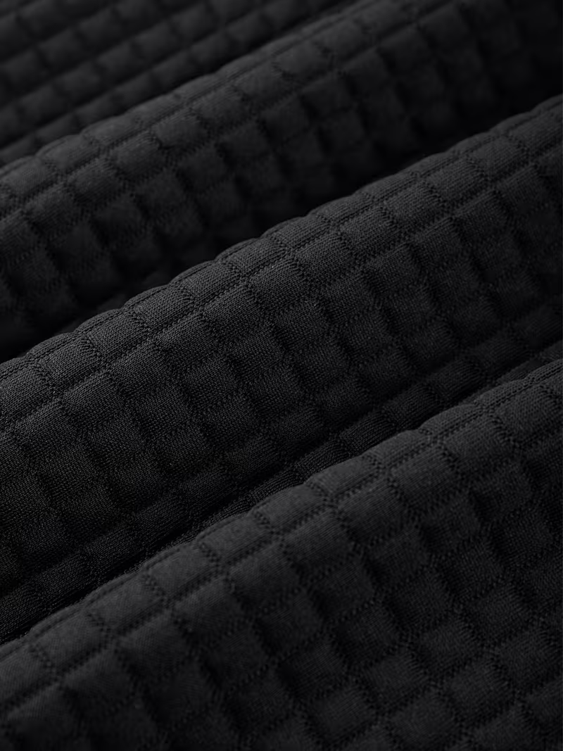 Camisola Gofre Negra