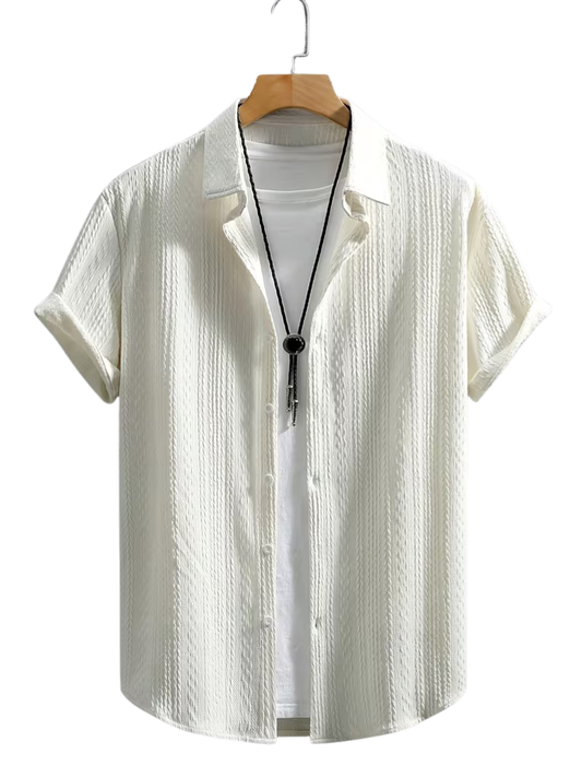 Camisa Trenzada Albaricoque