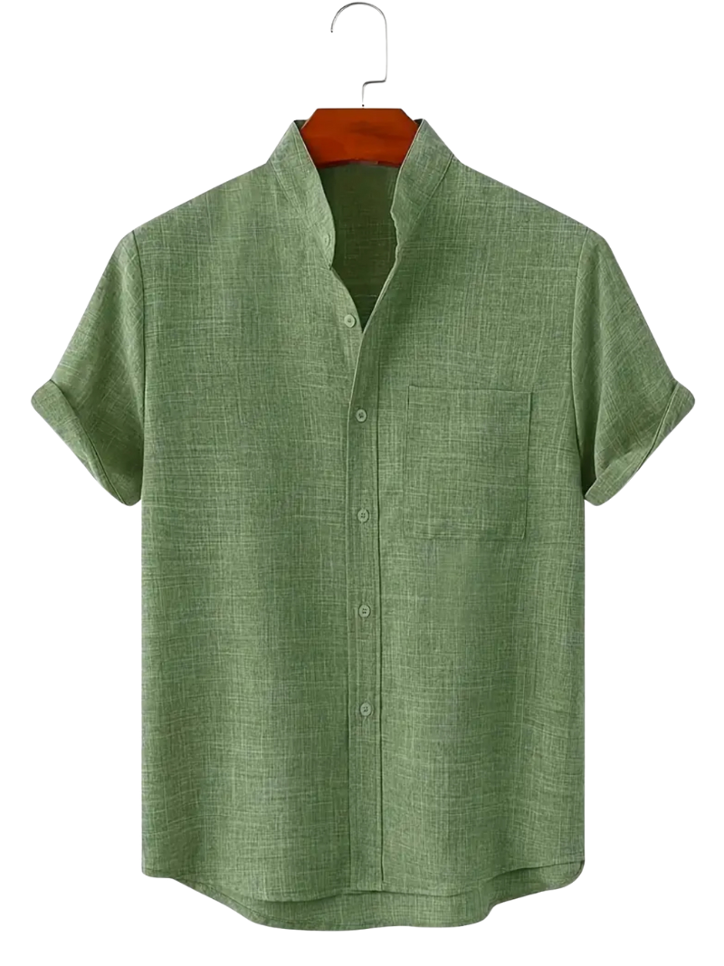 Camisa Helecho Cuello Alto