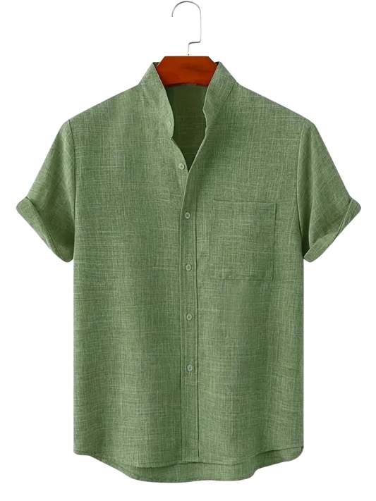 Camisa Helecho Cuello Alto