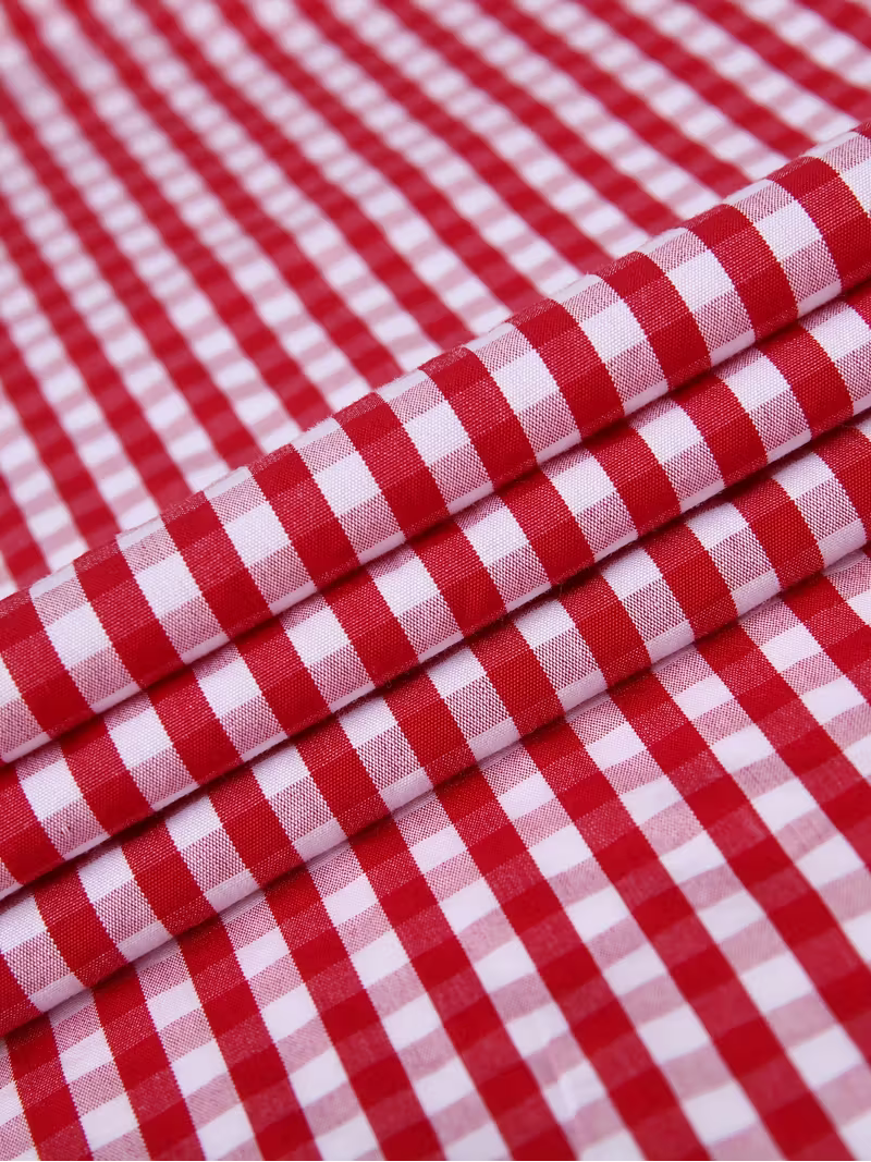 Camisa Gingham Roja