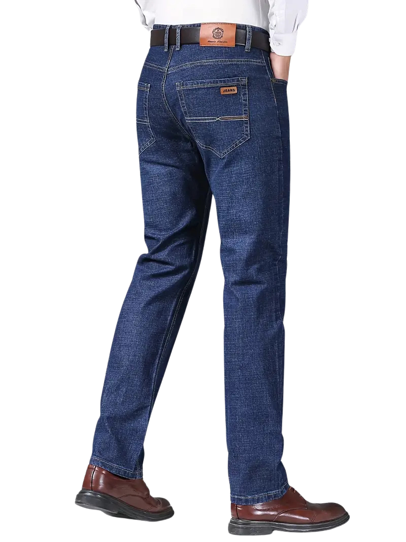 Pantalón Denim Marino