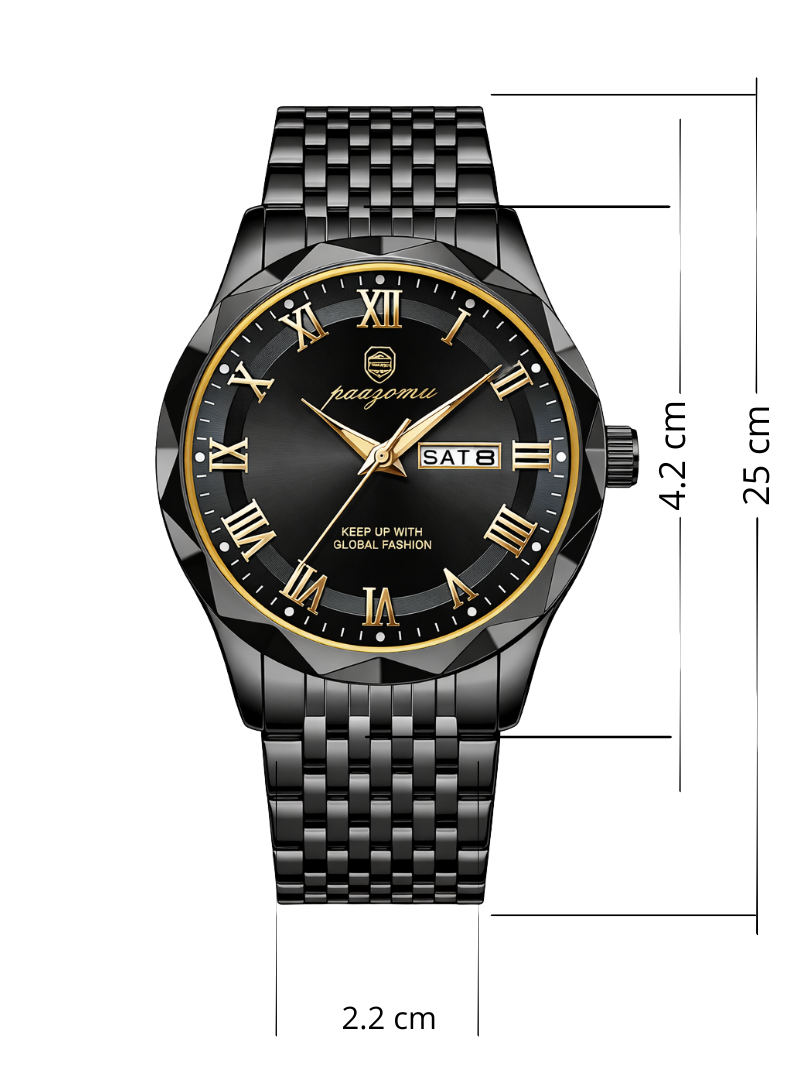 Reloj Paazomu Black & Yellow