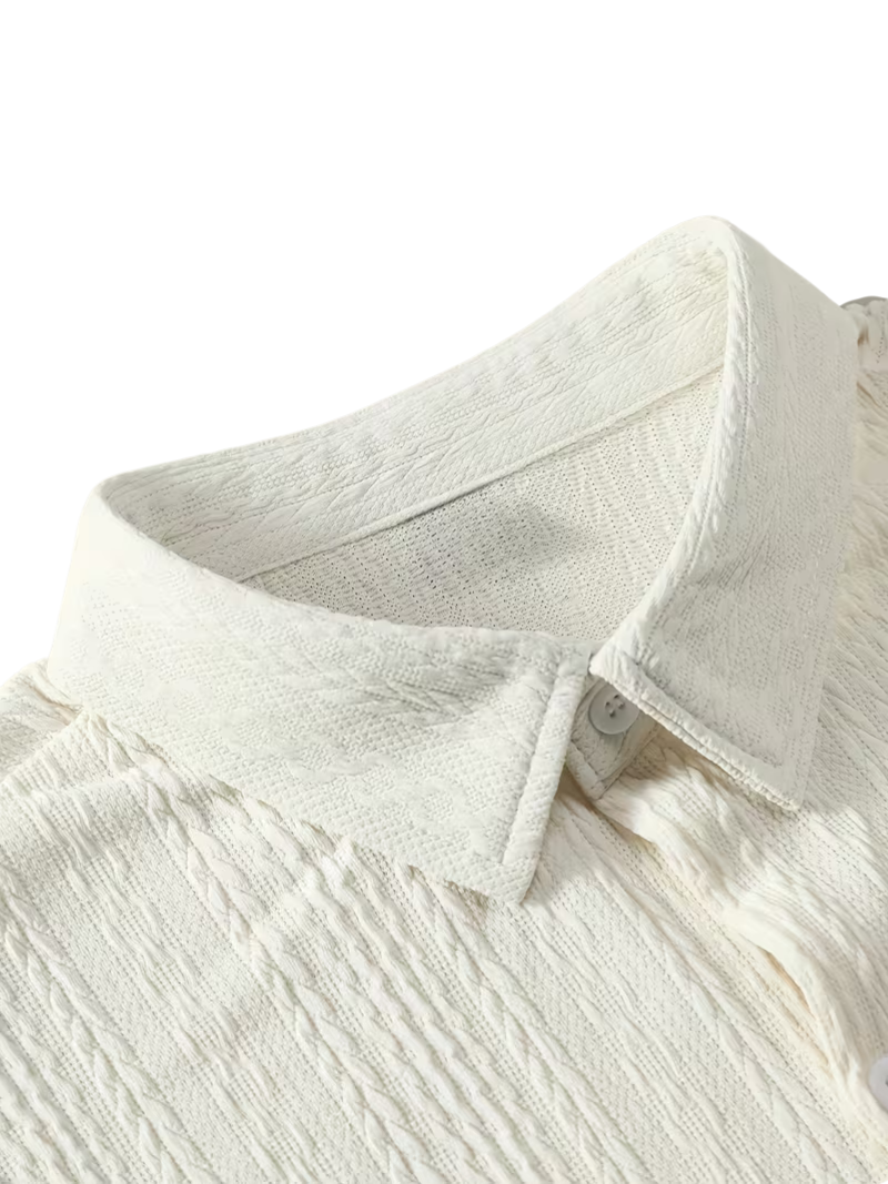 Camisa Trenzada Albaricoque