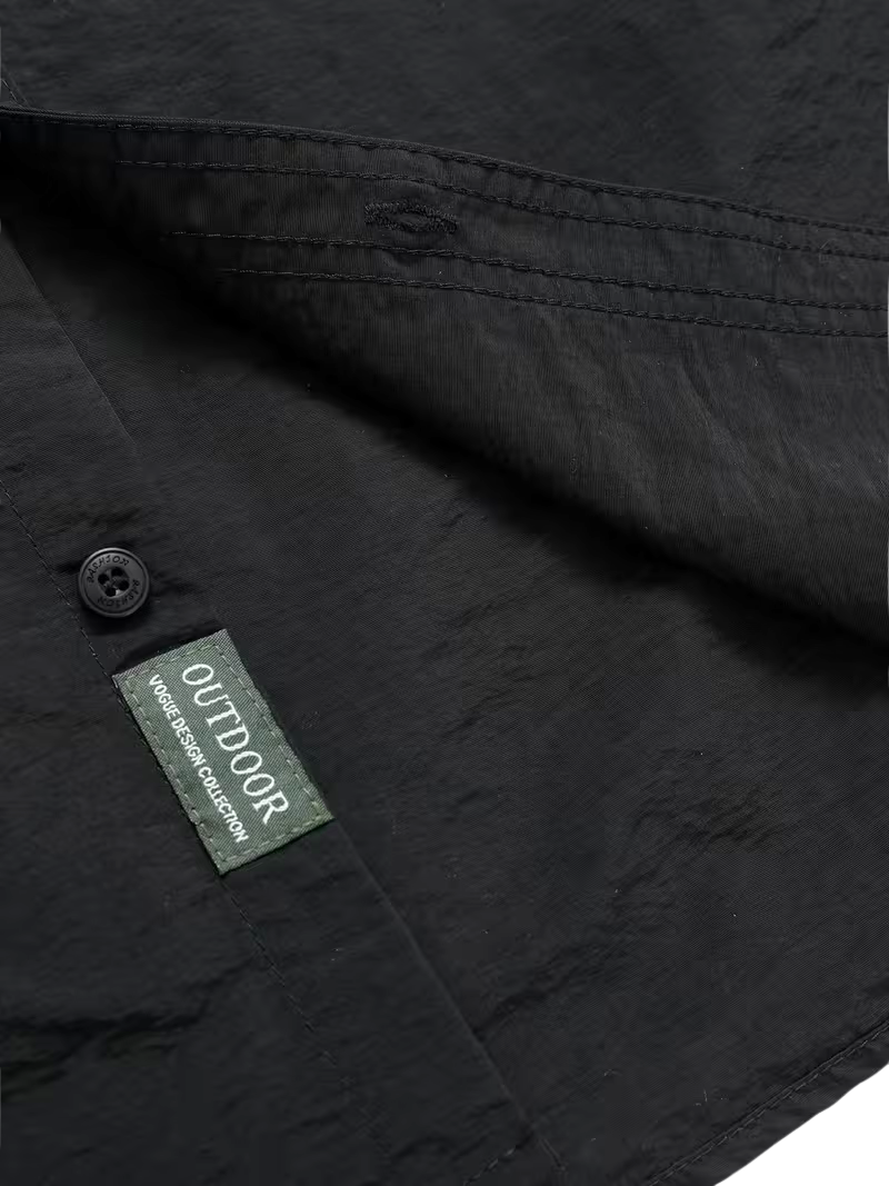 Camisola Outdoor TBotton Black