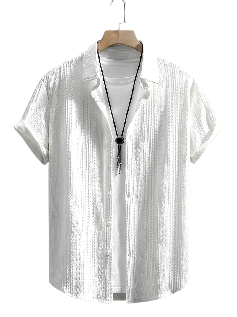 Camisa Trenzada Blanca