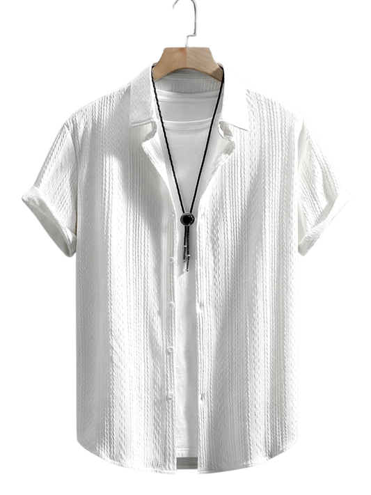Camisa Trenzada Blanca