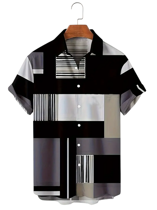 Camisa Cuadros Negros
