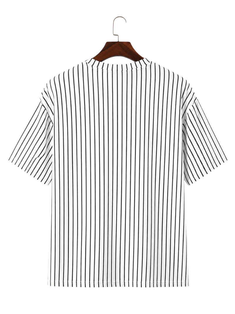 Camiseta Parche Lines White