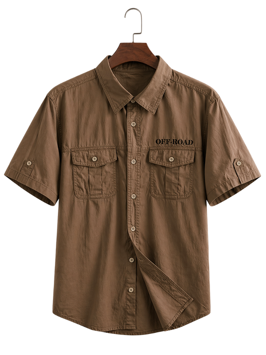 Camisa Off Road Marron