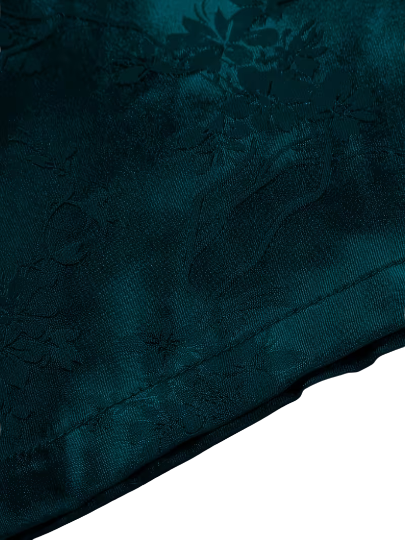 Camisa Silken Hazel Verde Oscuro