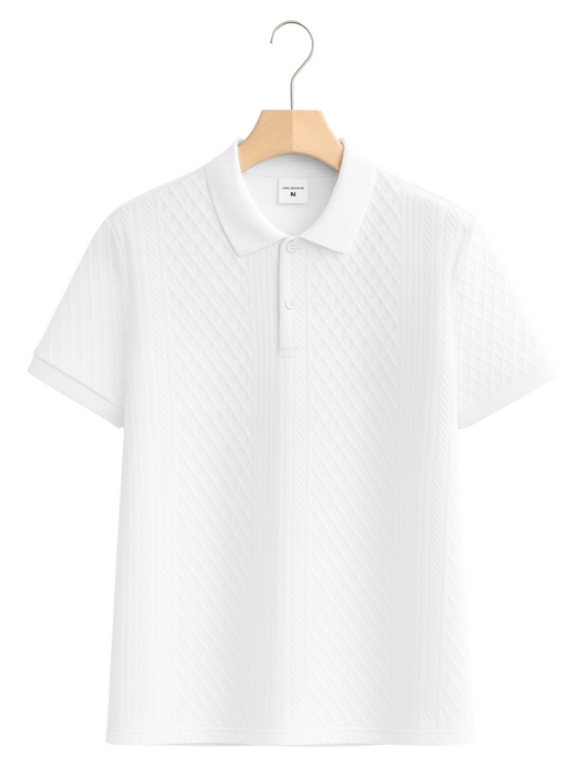 Polo Henley White
