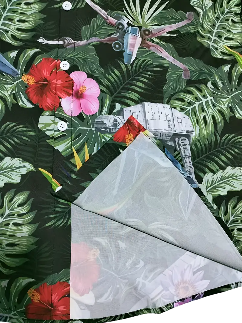 Camisa Hawaiian Space