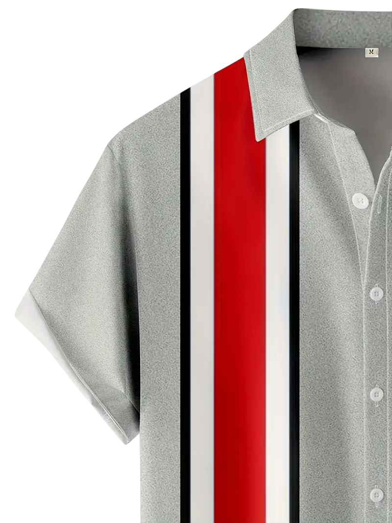 Camisa de Franja Roja