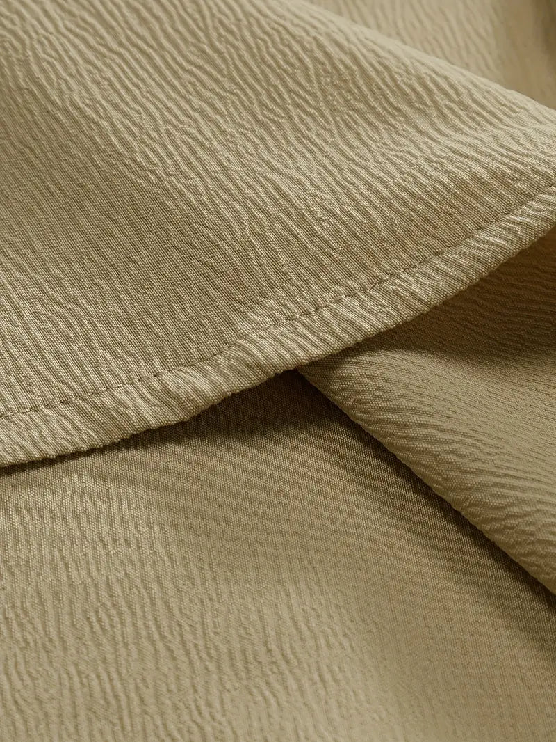 Camisa Crepé Beige