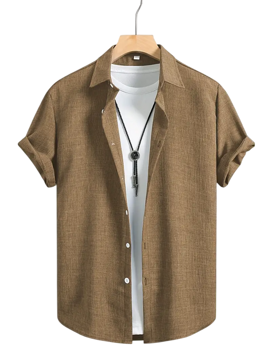 Camisa Cruzada Caqui