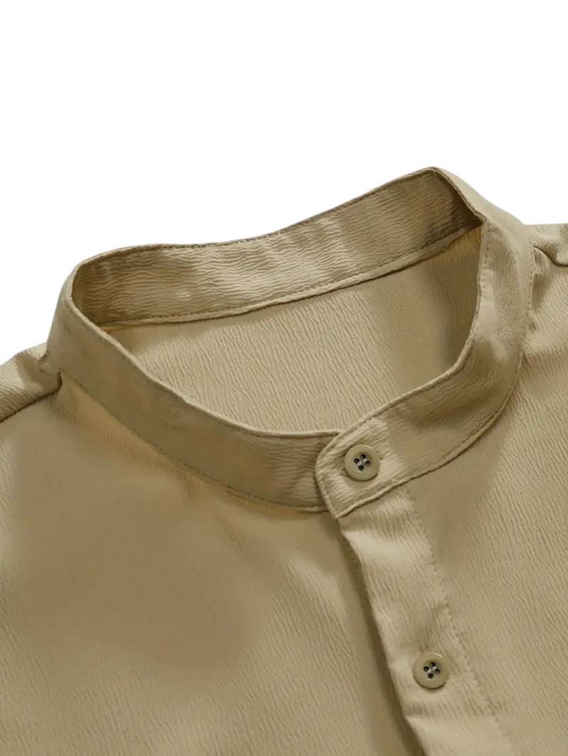 Camisa Crepé Beige