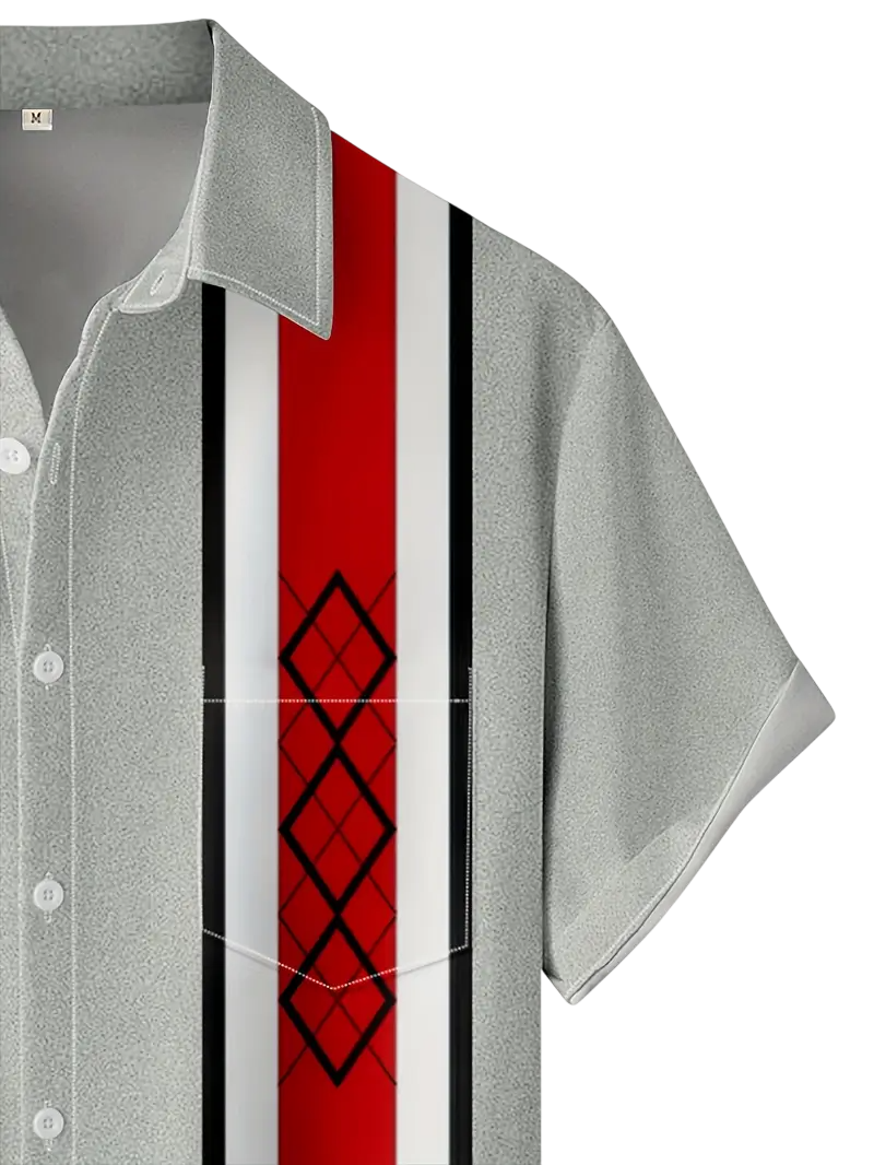 Camisa de Franja Roja