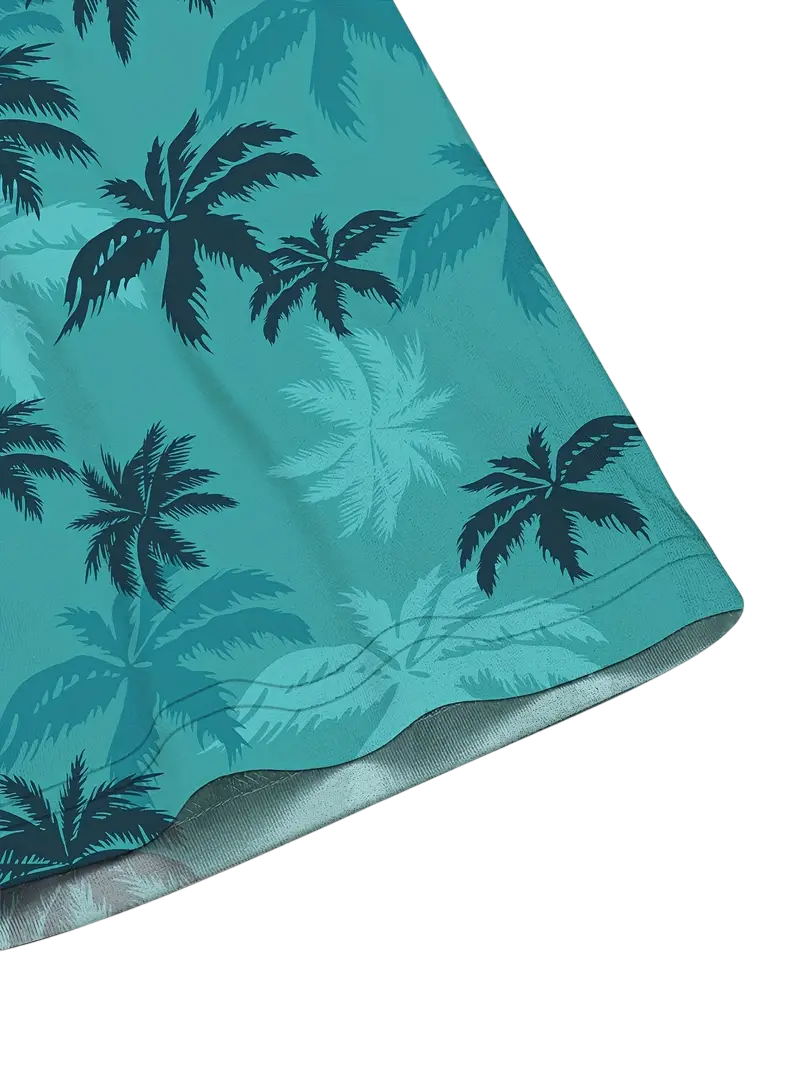 Camisa Palma Cerúleo