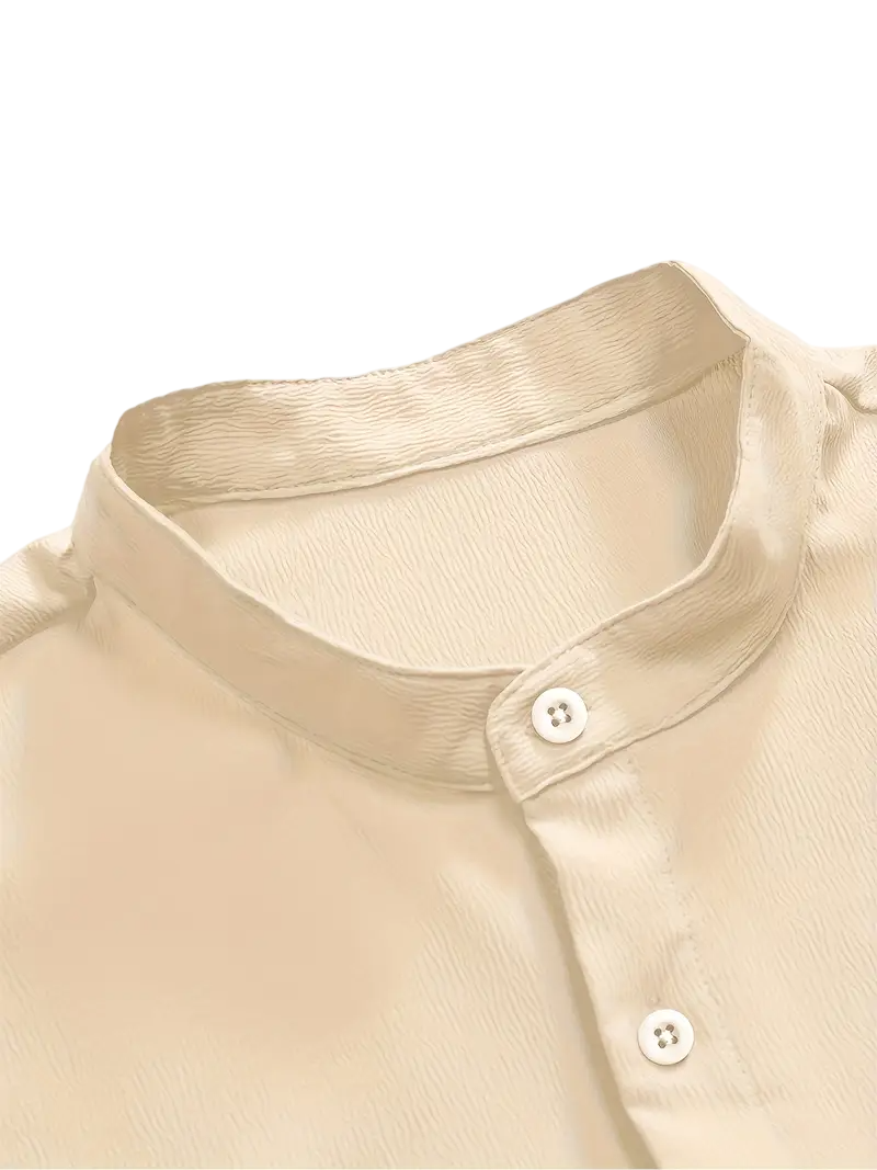 Camisa Crepé Almendra