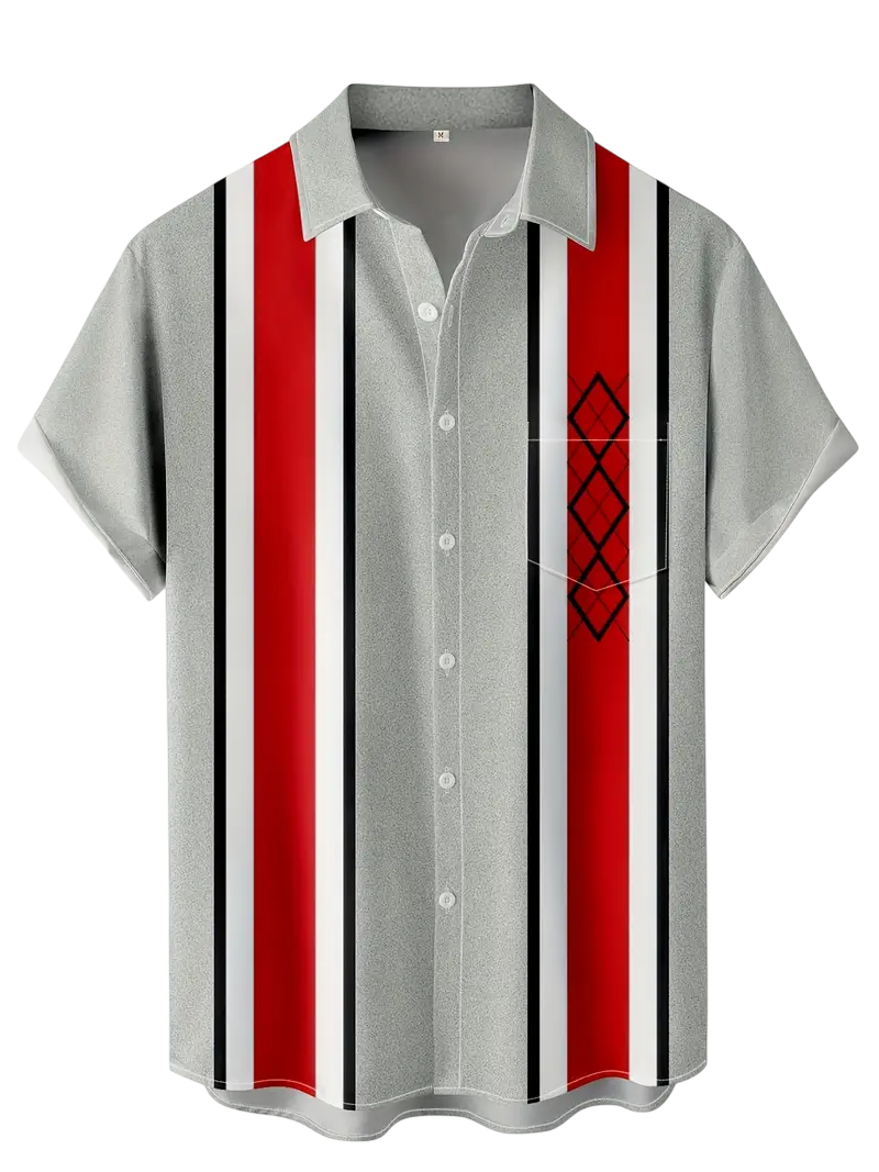 Camisa de Franja Roja