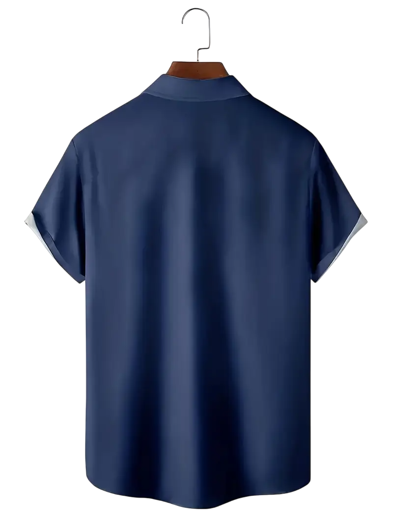 Camisa Derby Azul