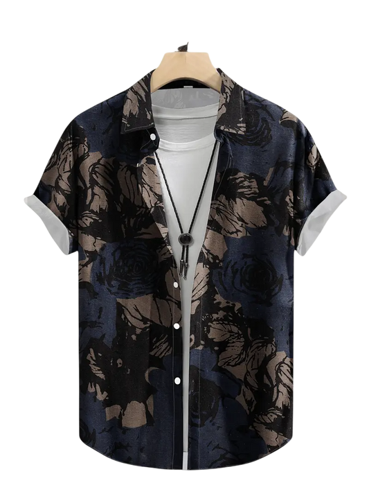 Camisa Flower Night